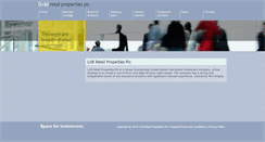 Desktop Screenshot of lxbretailproperties.com